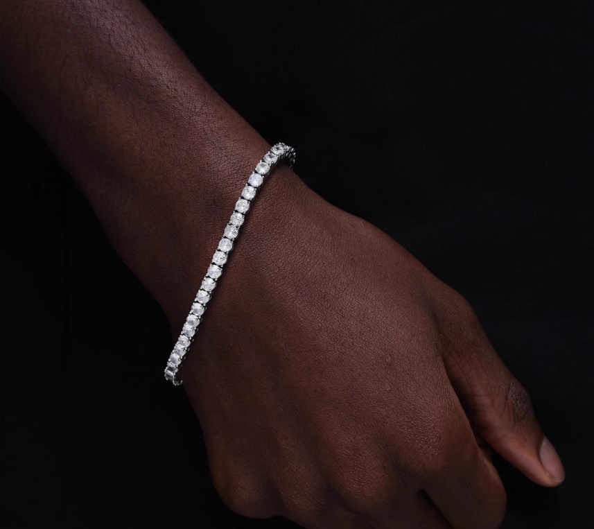 5mm - moissanite diamond tennis bracelet