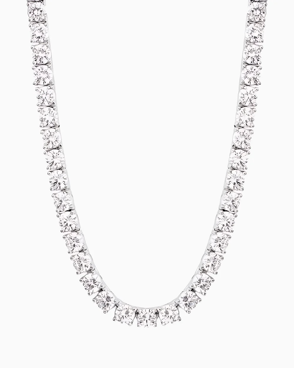 ICE BREAKER KETTE. - 5MM WEISSGOLD