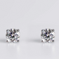 DIAMOND STUDS. - 5MM MOISSANITE