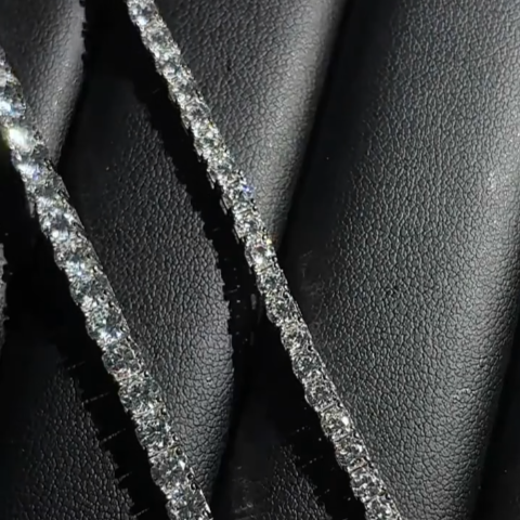 5mm - moissanite diamond tennis bracelet